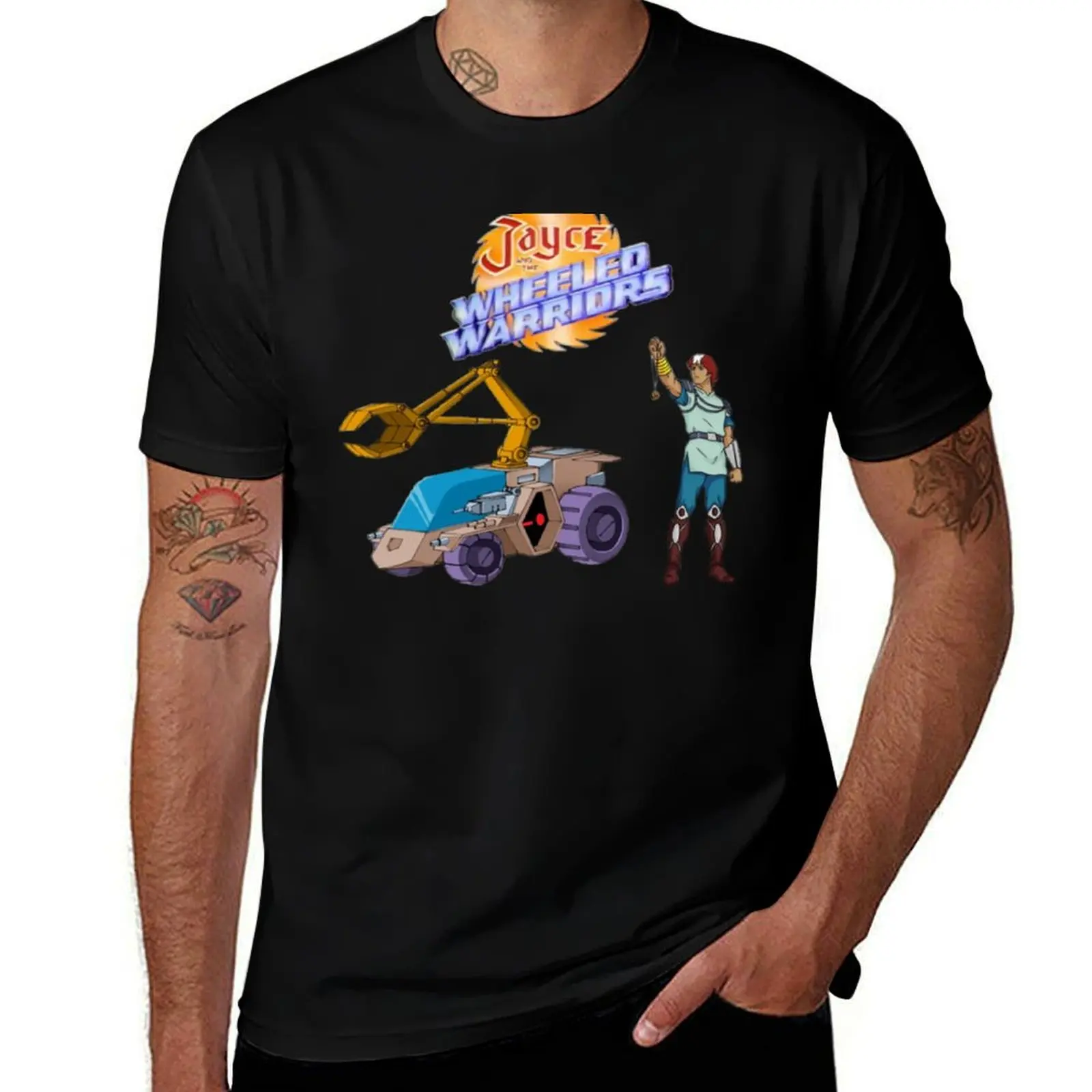 

Jayce and the wheeled warriors cartoon show Classic T-Shirt Plus Size Quick Dry Sports Tee
