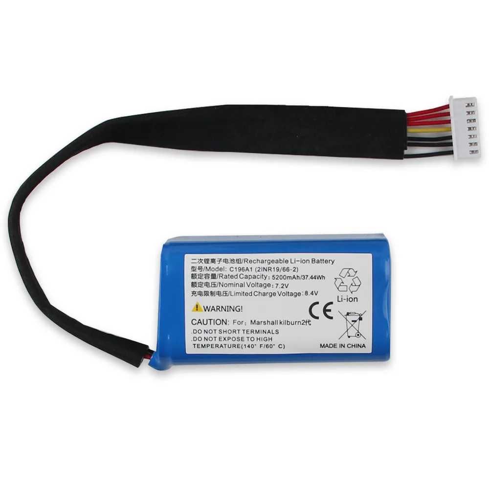 Bateria zamienna C196A1 do głośnika Bluetooth Marshall Kilburn II 2 Gen Bluetooth Outdoor 5200mAh — zdjęcie produktu 4