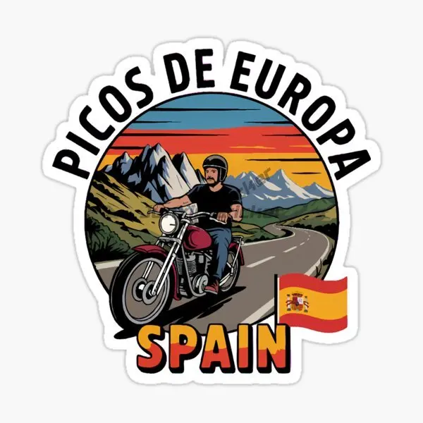 PICOS DE EUROPA جبال الحجر الجيري في إسبانيا الشمالية سيارة ملصق الفينيل مقاوم للماء ذاتية اللصق ملصق مائي