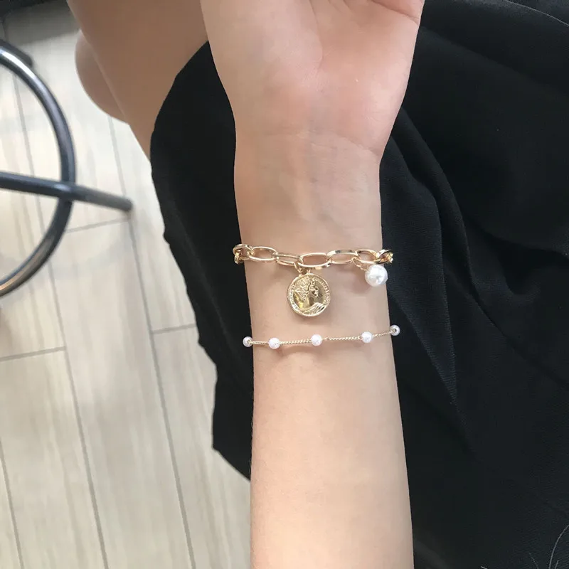 New Korean Fashion Zircon Butterfly Bracelets for Women Cute Gold Color Stainless Steel Chains Bangles Party Jewelry Girl Gift