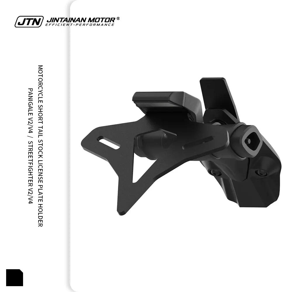 JTN PANIGALE V2 V4 License Plate Holder Motorcycle LED Rear Short Tail Stock License STREETFIGHTER V2 V4 2018-2026+ For DUCATI