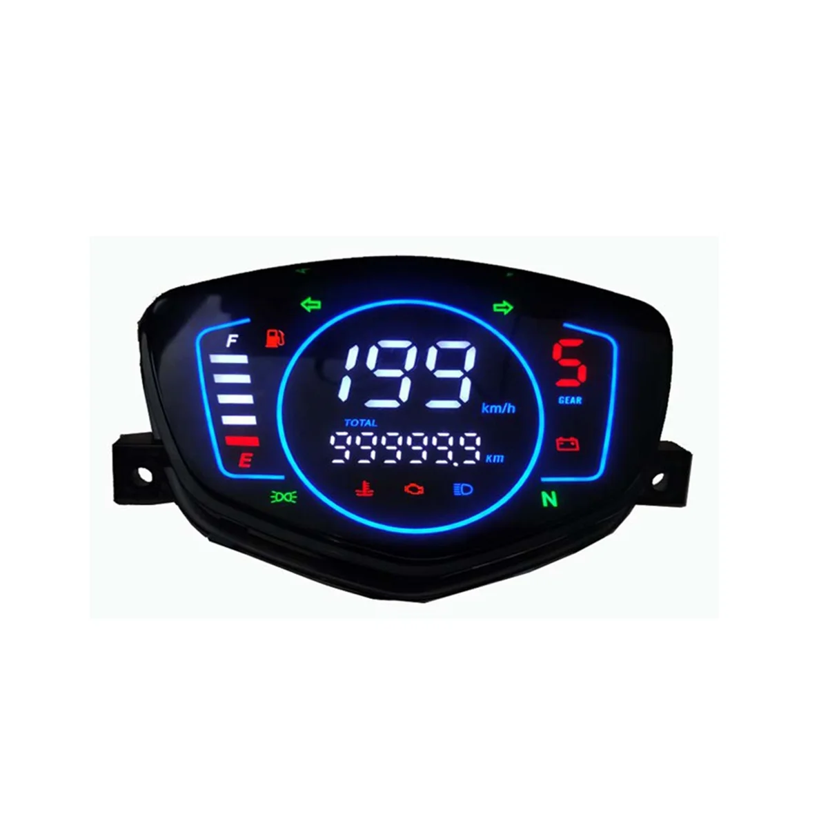 

For L135 LYMC8 LYM110 Motorcycle LED Speedometer Tachometer Odometer Instrument Assembly Digital