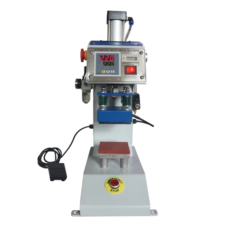 CE Approved 23*30 Cm Automatic Pneumatic Logo Small Printing Press Clothes T Shirt Heat Press Machine