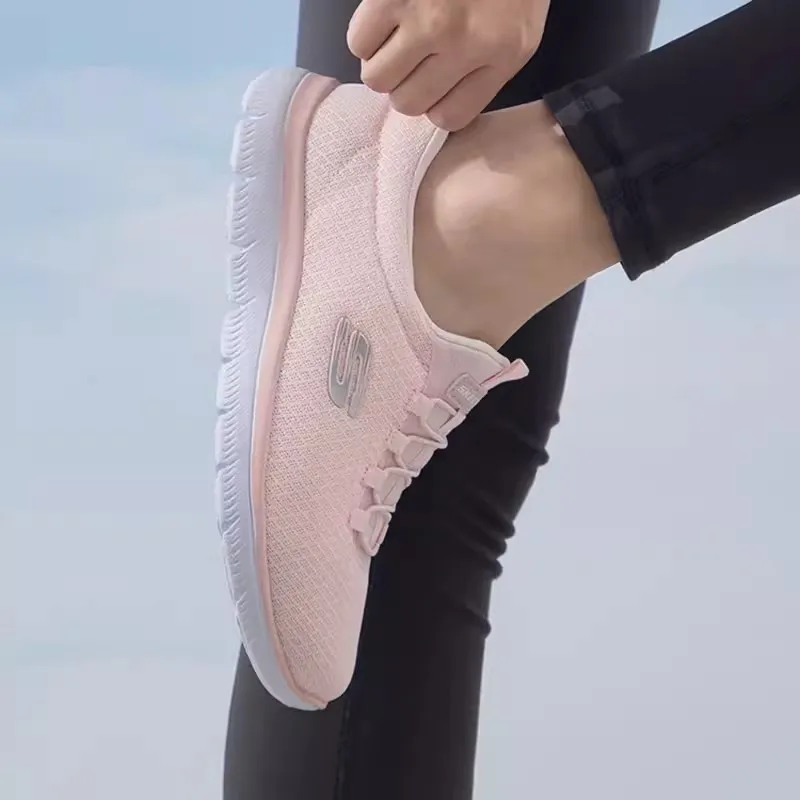 Skechers Women's sports shoes Summer new fashion breathable casual shoes Lightweight comfortable walking shoes