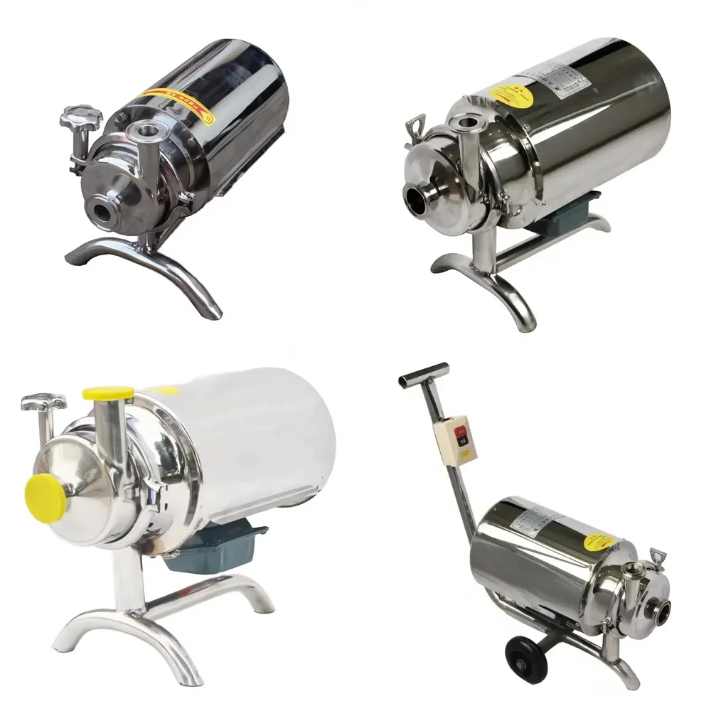 

Explosion Proof Centrifugal Pump for Motors Food Grade Stainless Steel SS304 Liquid Transfer Pump Tri Clamp Milk Pump