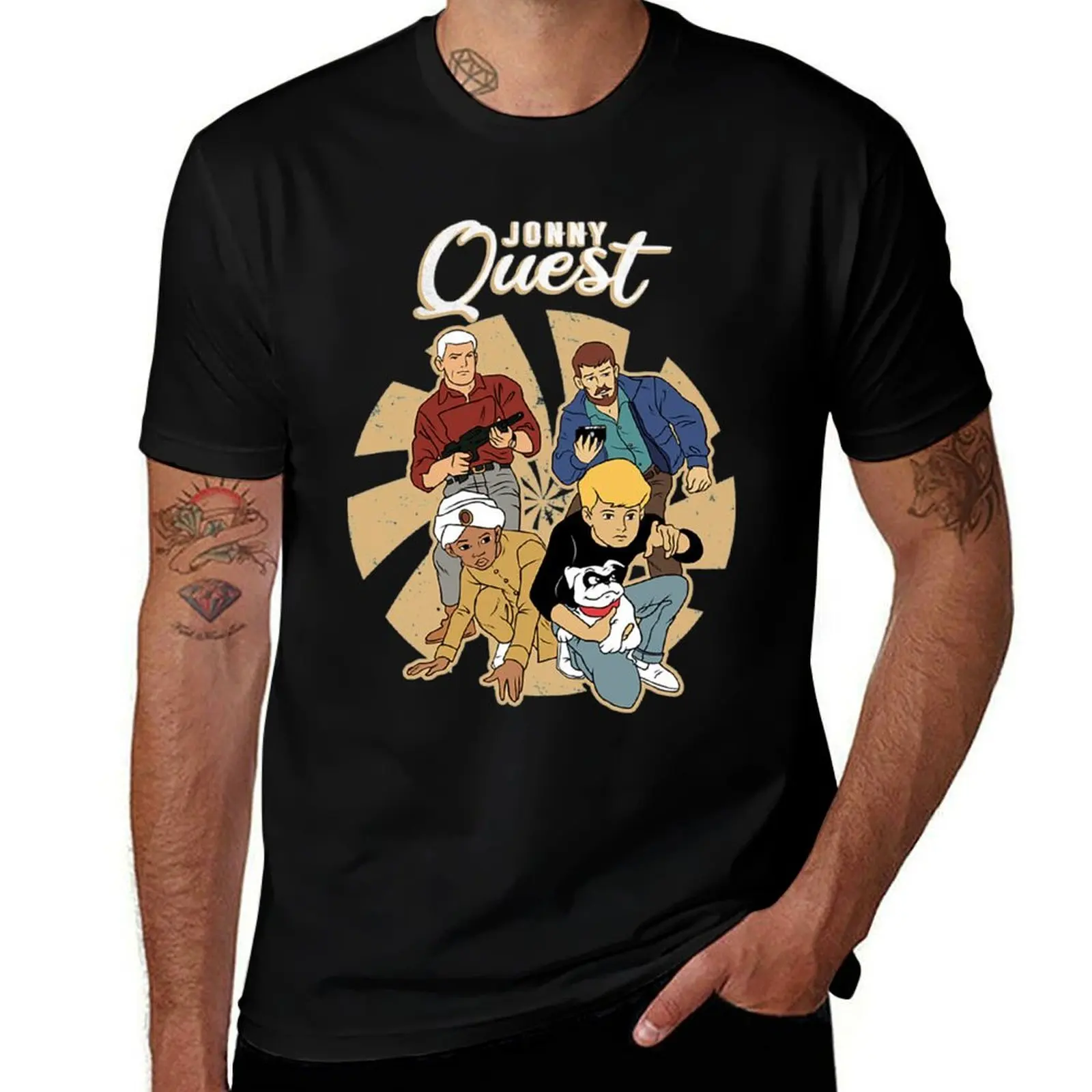 

Jonny Quest T-Shirt t shirts for man graphic tees essential t shirt men t shirt cotton 100% T-Shirt
