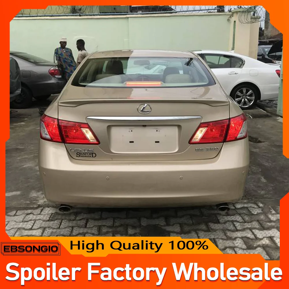 

For 2006-2011 Lexus ES Series ES240 ES250 ES300 ES350 Rear Trunk Spoiler Wing Lid High Quality ABS Plastic Black Carbon White