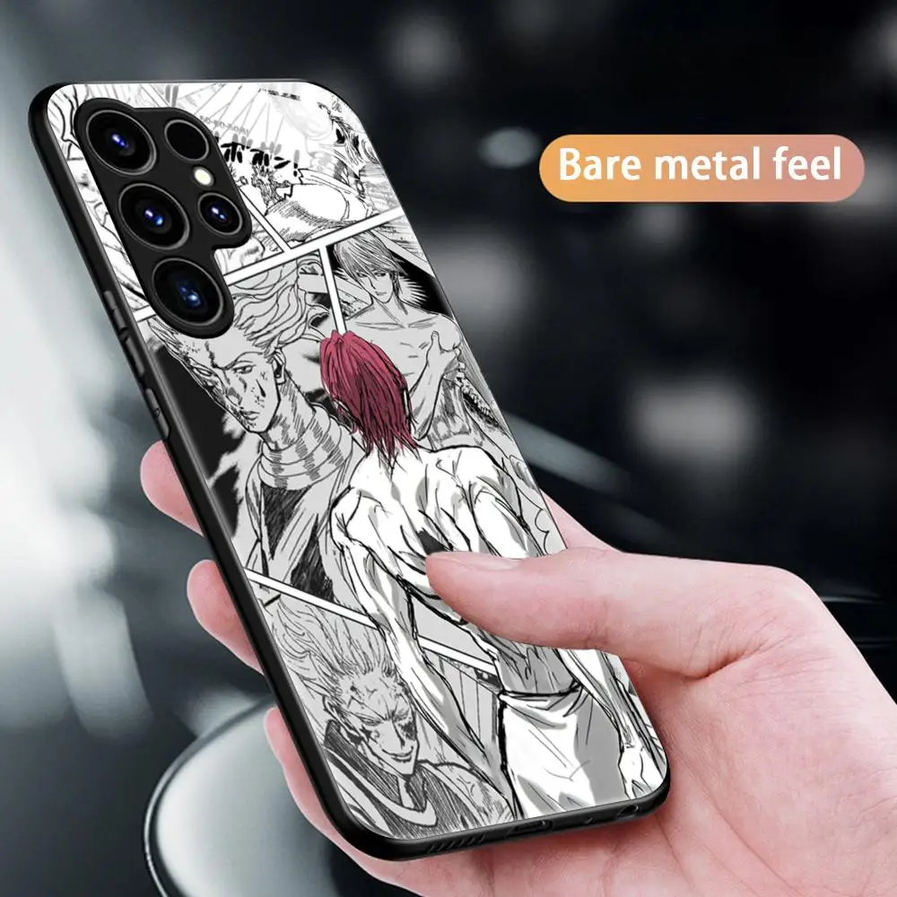 HUNTER X HUNTER Hisoka Morow funda de teléfono para Samsung S25 S24 S23 S22 S21 S20 Plus Ultra Note20 funda magnética de vidrio