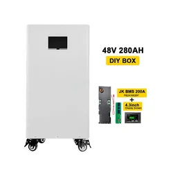 lifepo4 280ah box jk bms  box with wheels Stand up  case diy  box 280ah vertical