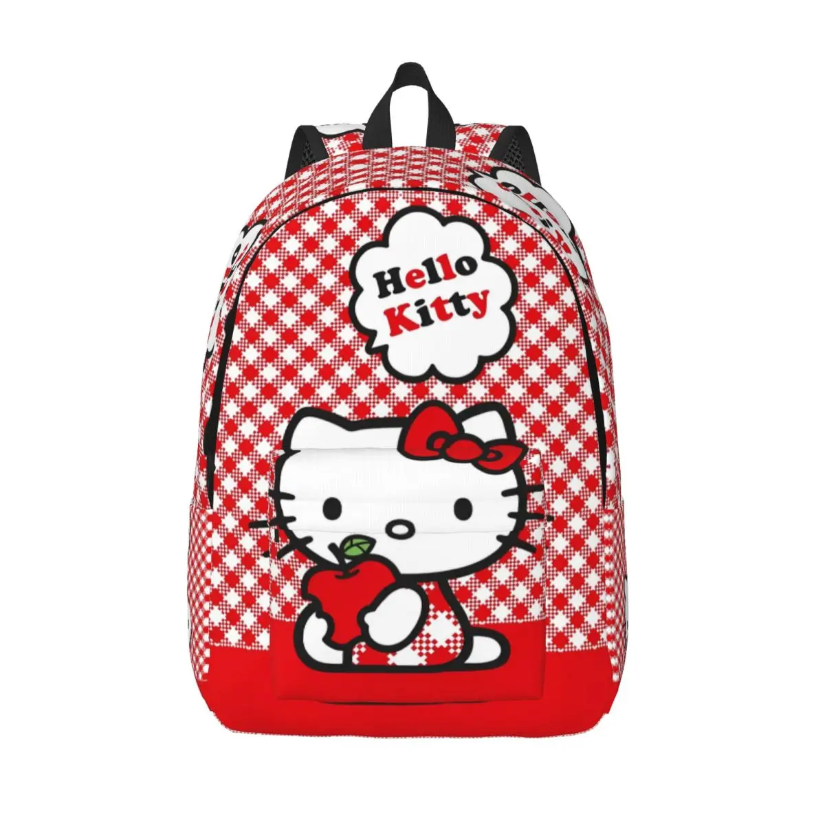 Cartoon Cute Hello Kitty Backpack for Men Women Casual High School Work Daypack HelloKitty Laptop Canvas Bags Outdoor