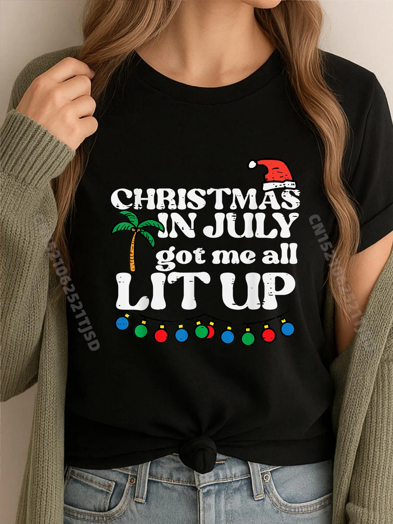 

Рождественский липень Got Me All Забавная рождественская летняя детская пустая футболка 100 ℅ Хлопковая мужская классическая рубашка повседневная