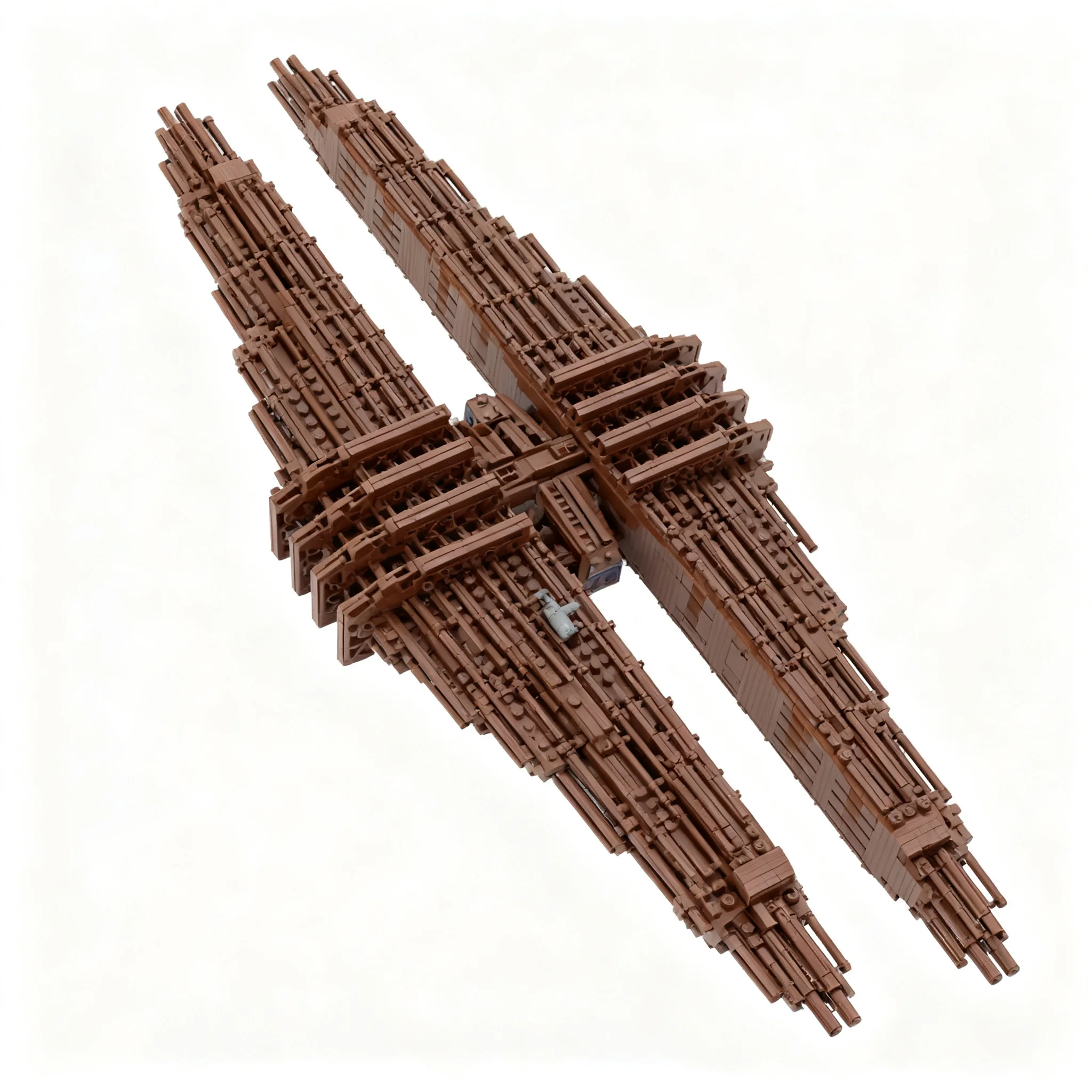 1899pcs MOC Icons Blip-A Rocky's Ship Project Hail Mary Stand Model Building Blocks Architecture Christmas Gift Toys Brick DIY