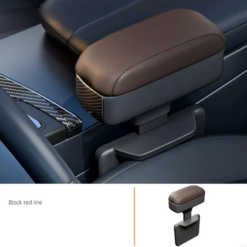 وسادة مسند ذراع السيارة المريحة مع ذاكرة امتصاص الصدمات وحاملات الأكواب للسيارات ذات الدفع الرباعي السريعة