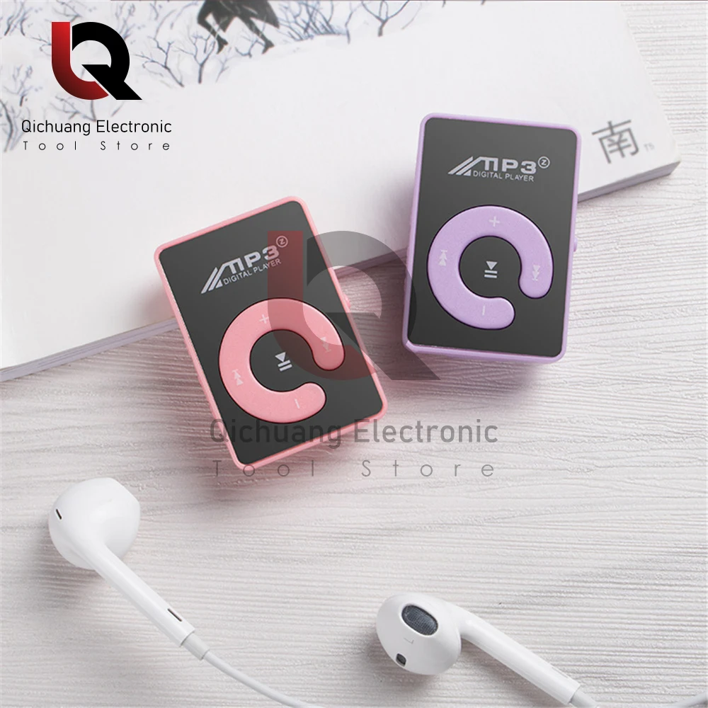 Portable Mini Clip USB MP3 Player Walkman Music Media Player Supports Micro TF Card Fashion High Fidelity MP3 Outdoor Sports