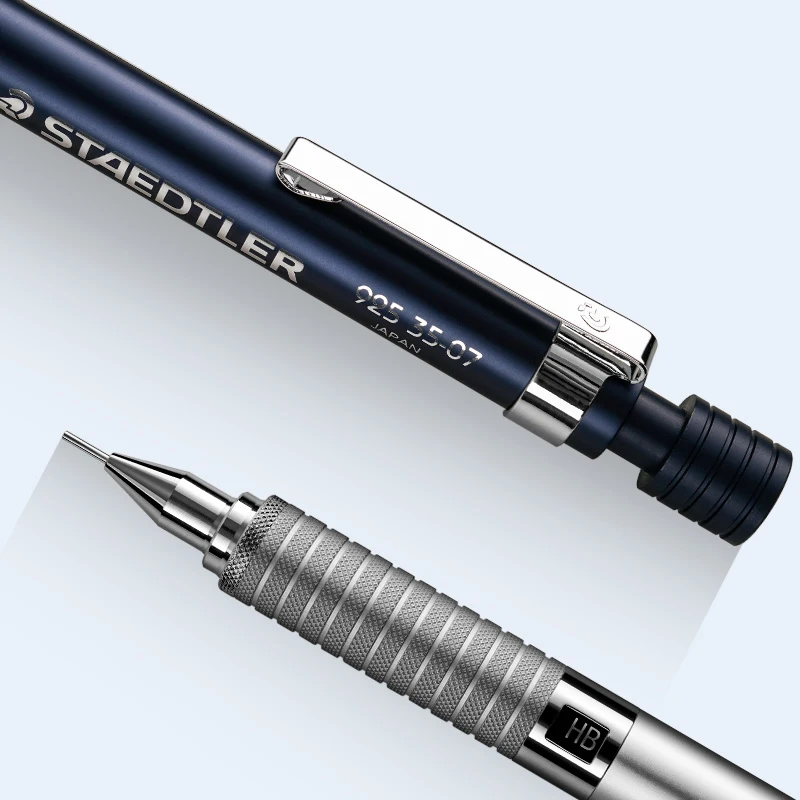 STAEDTLER Mechanical Pencil 925 25/35 Metal Barrel Low Center Gravity 0.3/0.5/0.7/0.9mm Professional Drawing Handdrawn Sketching