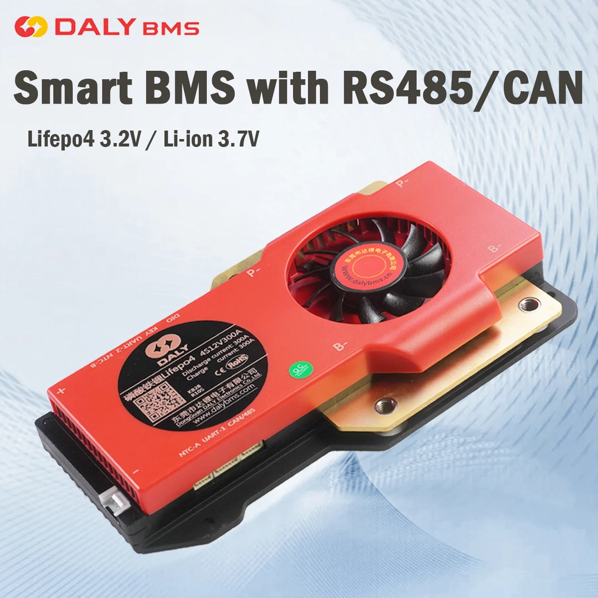 Daly Smart BMS 4S Lifepo4 12V 100A 3S 8S 24V 40A 60A 150A 16S 48V 200A 250A BMS с CANBUS RS485 Литий-ионный аккумулятор 3,7 В 3,2 В BMS