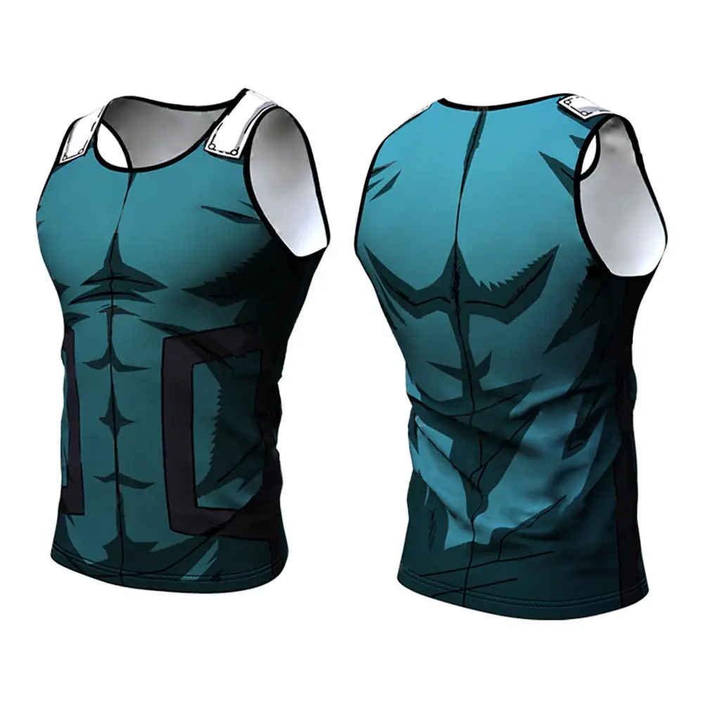 

Summer Men Boys Sports Gym Running Basketball Boxing Vest Thermal Undershirt Skins Cool Tees Tank Top 7 Colors Size S-4XL