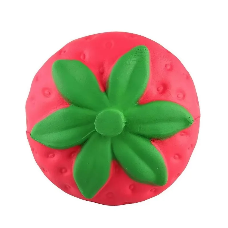 Extra Large Giant Strawberry Squishy Fidget Toy Slow Rising Shapeable Venting Ball Stress Relief Gift for Adults Friends