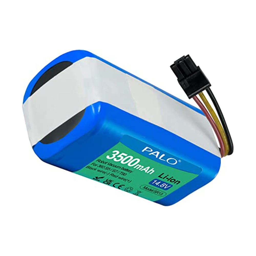 PALO Sweeper Battery For Qihoo 360 S5 S7 S7Pro T90 X9 3500mAh 14.8v Robotic Vacuum Cleaner Replacement Batteries