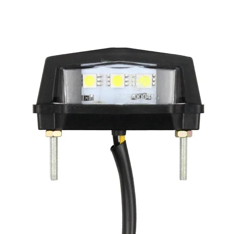 

Lyr 12V Sports Car Off-road Bicycle Scooter Mini Taillight License Plate Light Motorcycle Universal LED License Plate Light Tail