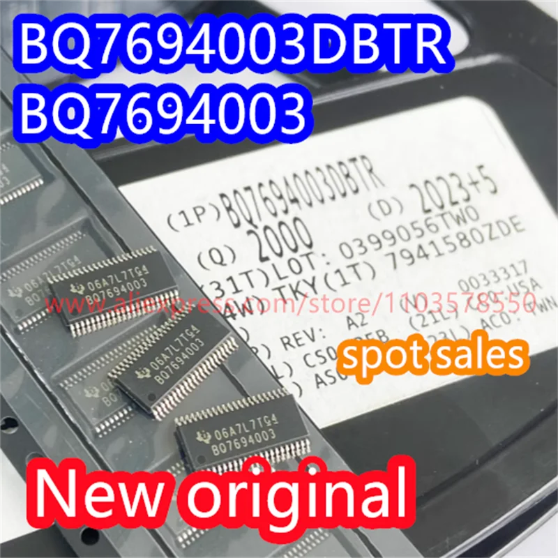 10PCS 100% Brand new original BQ7694003DBTR BQ7694003 SMT TSSOP-44 battery monitor chip BQ7694003DBT