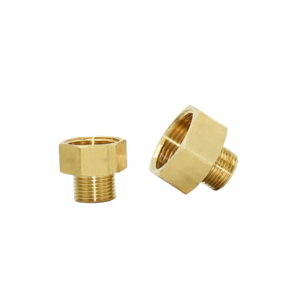 Brass BS Standard Threaded Adapter for Garden Water Systems Combining 1/2 Inch 3/4 Inch and 3/8 Inch Male Female Connections Hig