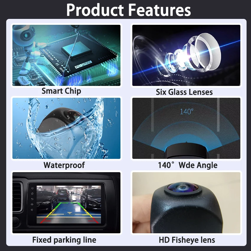 HD Car Parking Reverse Rearview Backup Rear View Camera Fisheye Night Vision For Mercedes Benz E-Class W211 2003~2008 2009