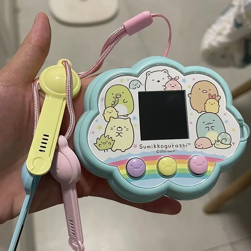 جديد الأصلي تماغوتشي الإلكترونية الحيوانات الأليفة Sumikkogurashi شاشة ملونة وحدة تحكم ألعاب افتراضية لعبة الحنين لهدية الكريسماس
