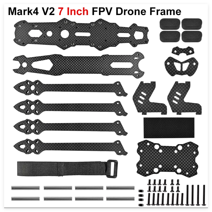 

9IMOD FPV Freestyle Frame Drone Kit Квадрокоптер из углеродного волокна для RC DIY FPV Racing Drone