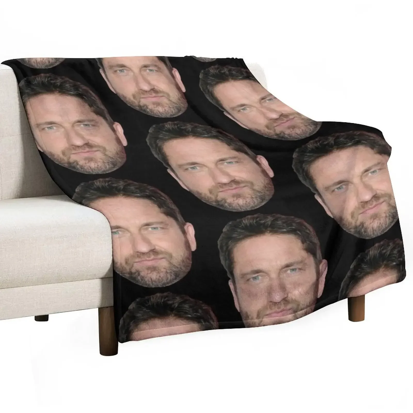 Gerard Butler Throw Blanket blankets ands Picnic Fashion Sofas Retros Vintage Decorative Sofas Blankets