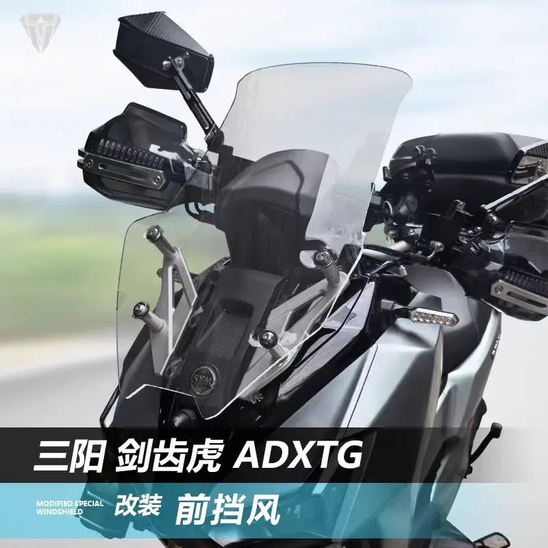 Windscreens For ADXTG ADXTG400 Motorcycle Accessories Windshield Wind Deflectors Front Screen Viser Visor Gray