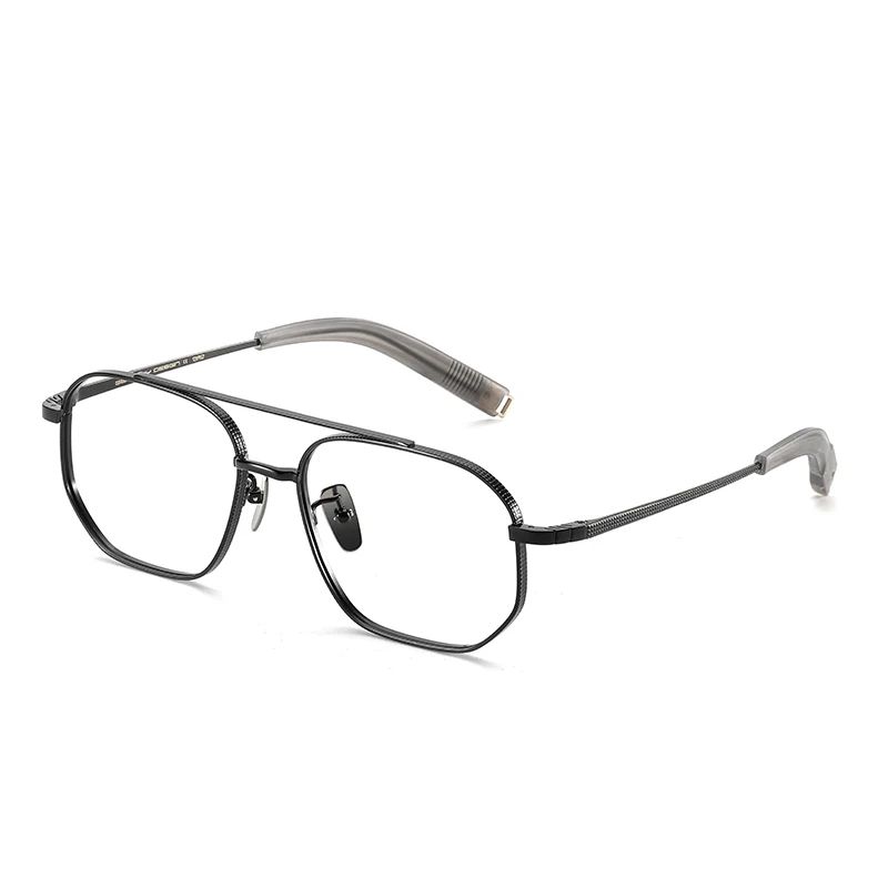 CAPONI Recept Mannen Brilmontuur Titanium Retro Vintage Business Leesbril Bijziendheid Computer Anti Blue Ray Frame PJ7518 - afbeelding 2