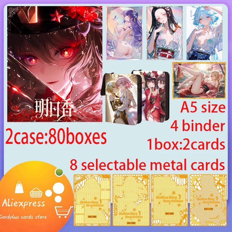

Latest A5 Boards MingRixing Hobby Spicy Waifu Board Doujin Booster Rem Boa Nami Genshin Furina Rare Card Toy Gifts