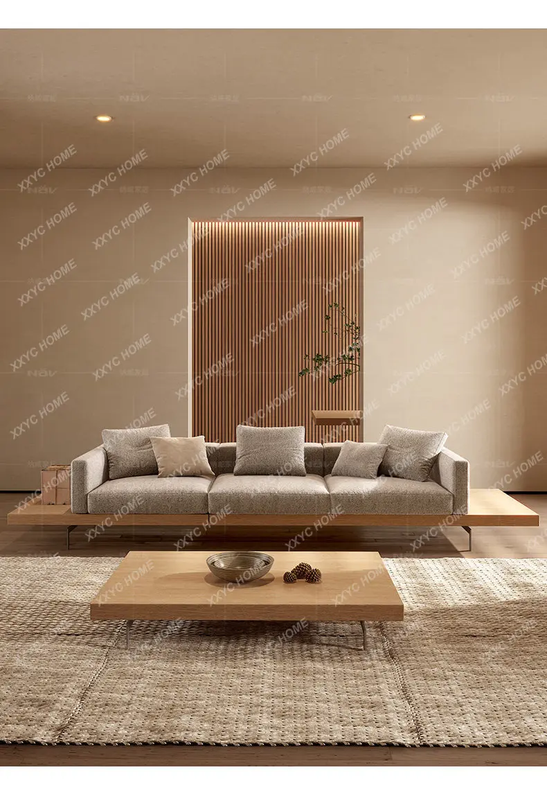 X-S  style coffee table rectangular design, minimalist living room table HG