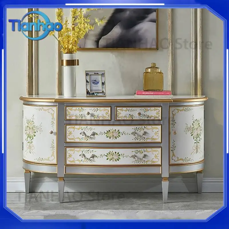Storage Organizer Cabinet for Living Room Minimalist Luxury Classic Trendy Vitrina Furniture Beauty Design
