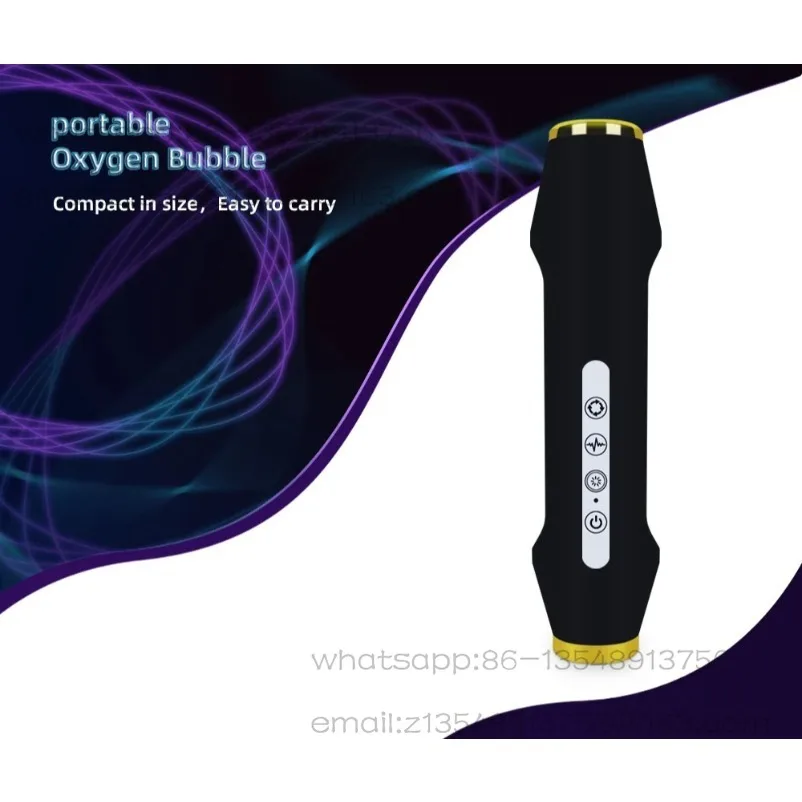 Portable Oxygen Bubble Facial Machine CO2 Bubble Pen Aqua Skin Face Cleansing SPA Beauty Device CO2 Pods Massager