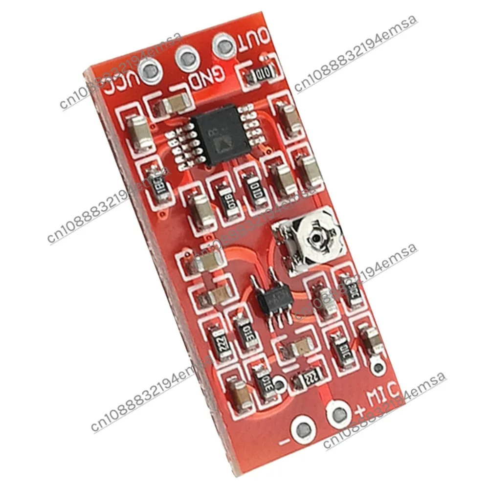 MAX4466 Electret Microphone Amplifier Board, Pickup Module with SSM2167 Speech Compression Amplifier