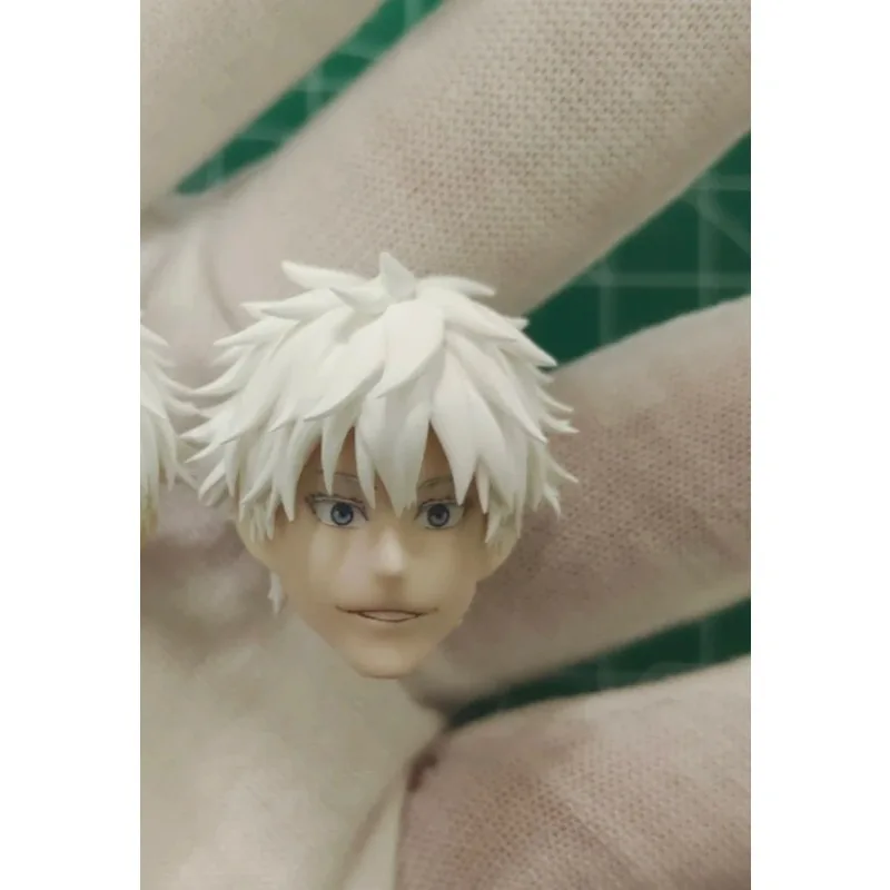 1/12 Maßstab Anime-Figur Jujutsu Kaisen Gojo Malerei-Kopfskulptur-Modell für 6-Zoll Romankey Actionfiguren Handgefertigt