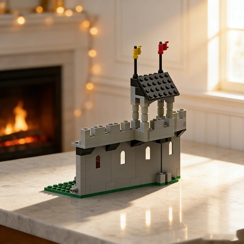 122pcs MOC Castle Classic Gallows Model Building Toys Blocks Architecture Assemble DIY Creative Idea Christmas Gifts Education