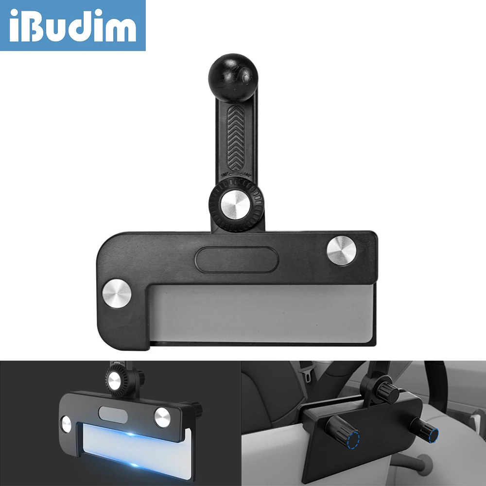 iBudim For Tesla Model 3 Y X S Display Screen Cell Phone Holder Base 17mm Ball Head Car Phone Navigation Bracket Accessories