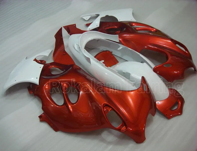 Cheap GSX750F GSX600F ABS Body Kit For Suzuki GSX 750 600 Katana 2005 2006 Red White Motorcycle Fairings