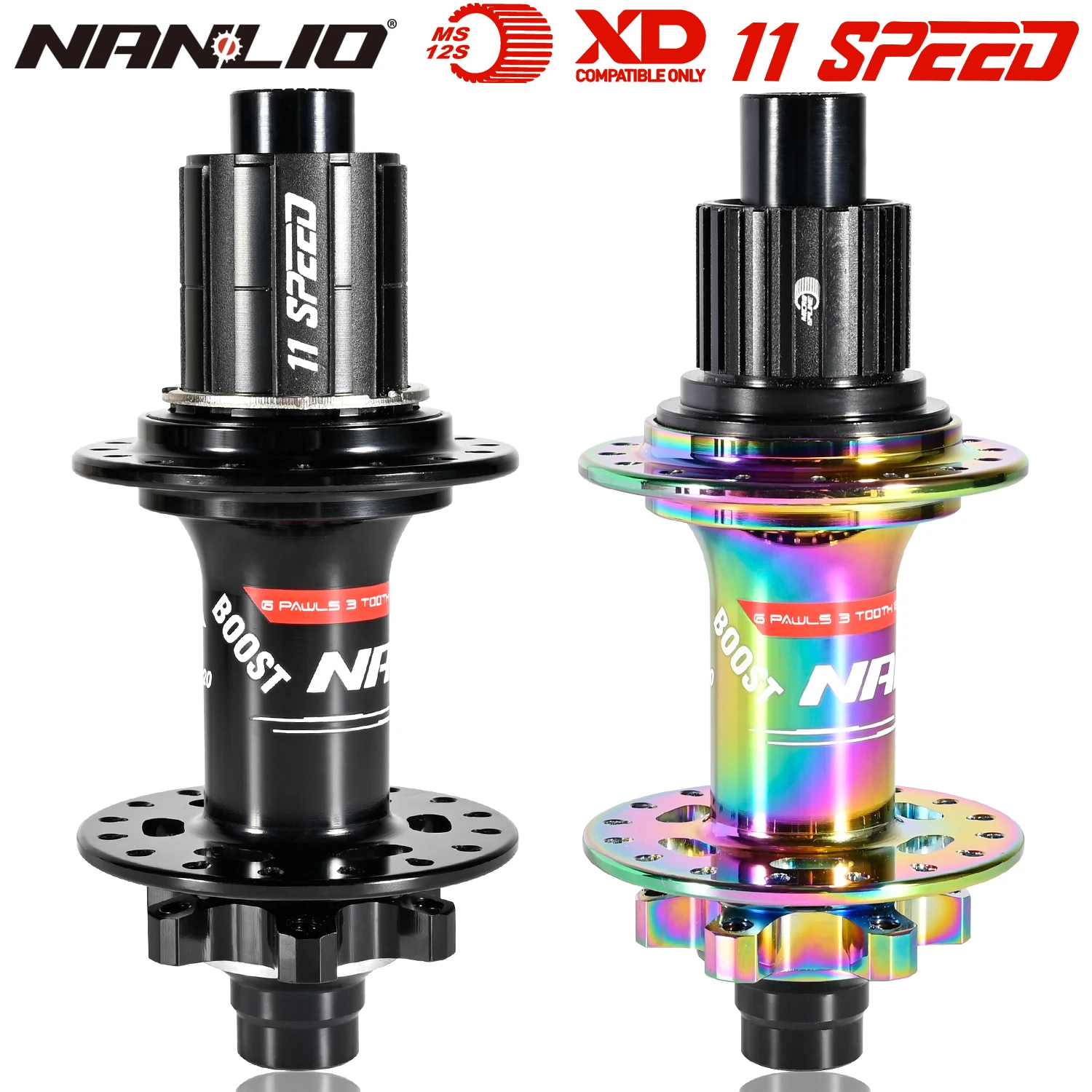 

Bicycle Hubs Nanlio 820 Boost Sealed Bearing Hub 28/32 Holes HG XD MS 10s 11s 12 Speed For K7 SX NX 12V 26 27.5 29 Wheel Hubs