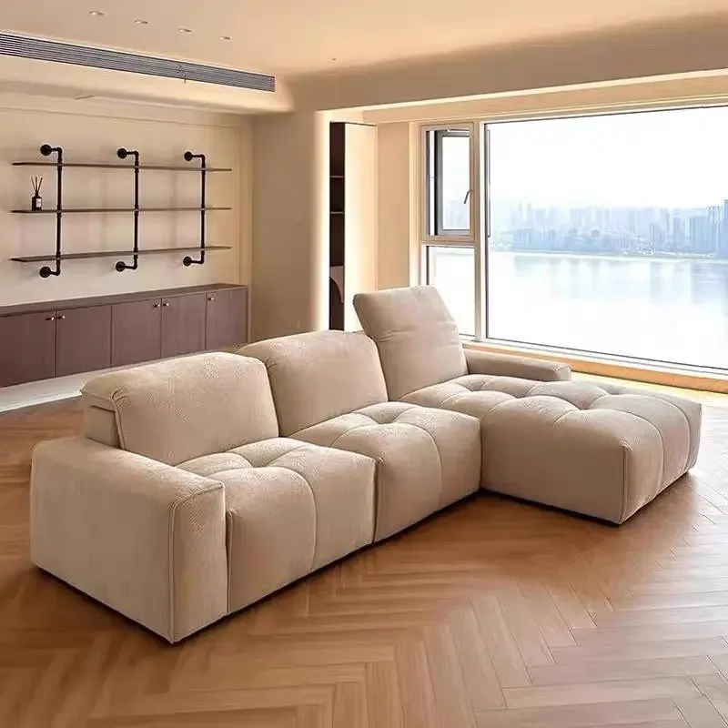 

European Narrow Living Room Sofas Beige Designer Corner Sectional Living Room Sofas Floor Japanese Banken Woonkamer Furniture