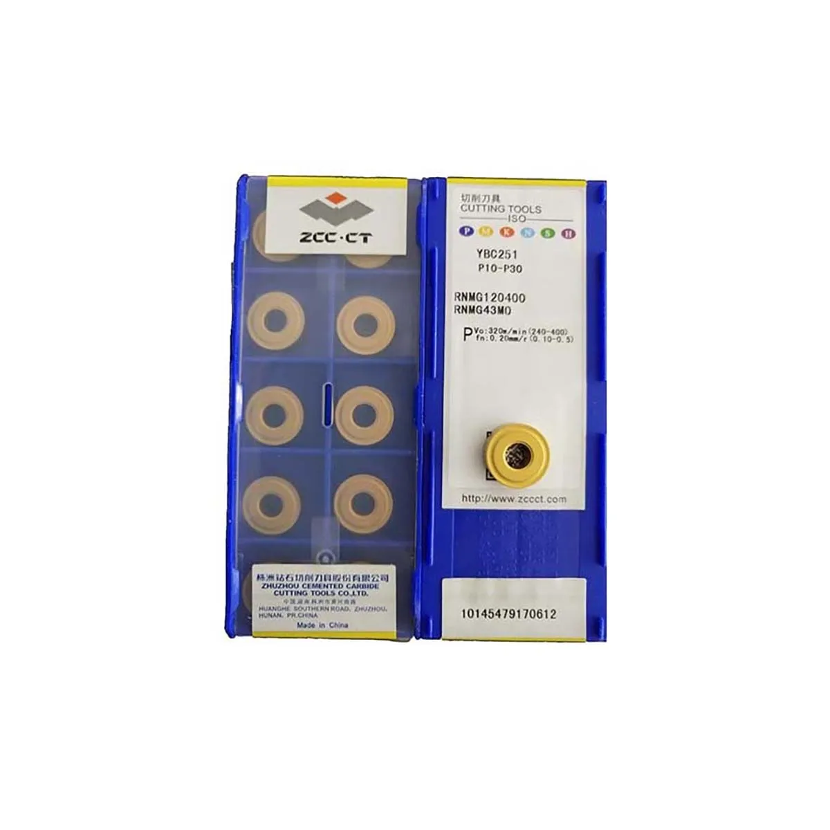 

100% оригинал RNMG12/RNMG1204/RNMG120400 YBC251 фреза и токарная обработка