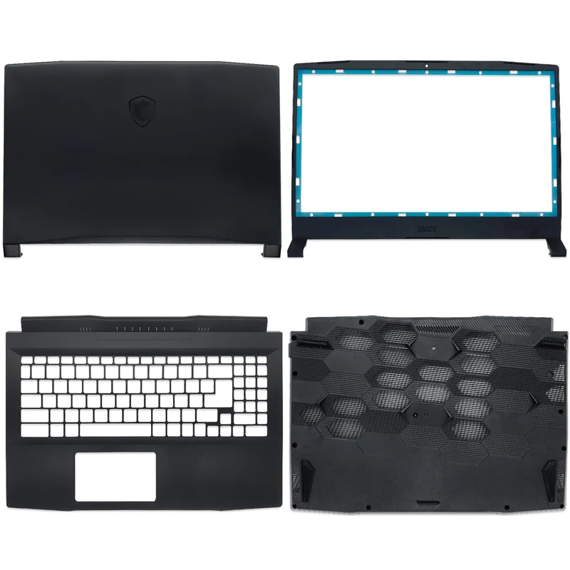 

New portable box for MSI GF66 MS-1581 1582 Katana GF66 series LCD back cover/front bezel/palmrest/black bottom case