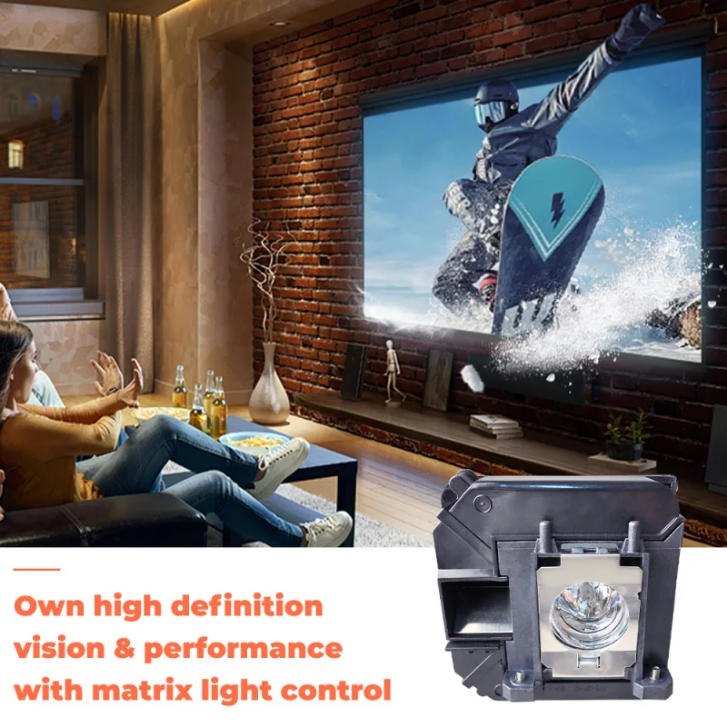 Inmoul ELPLP69 متوافق مع EPSON EH-TW7200 TW8000 TW8100 TW8200 TW8200W TW9000 TW9000W TW9100 TW9100W TW9200 TW9200W H398A H398B