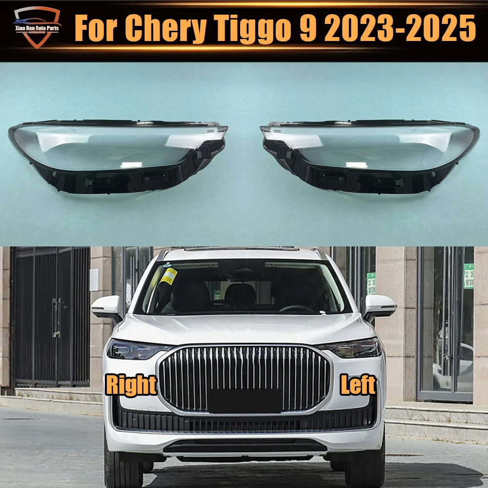 

For Chery Tiggo 9 2023 2024 2025 Headlamp CoverTransparent Mask Headlight Shell Lens Plexiglass Replace Original Lampshade