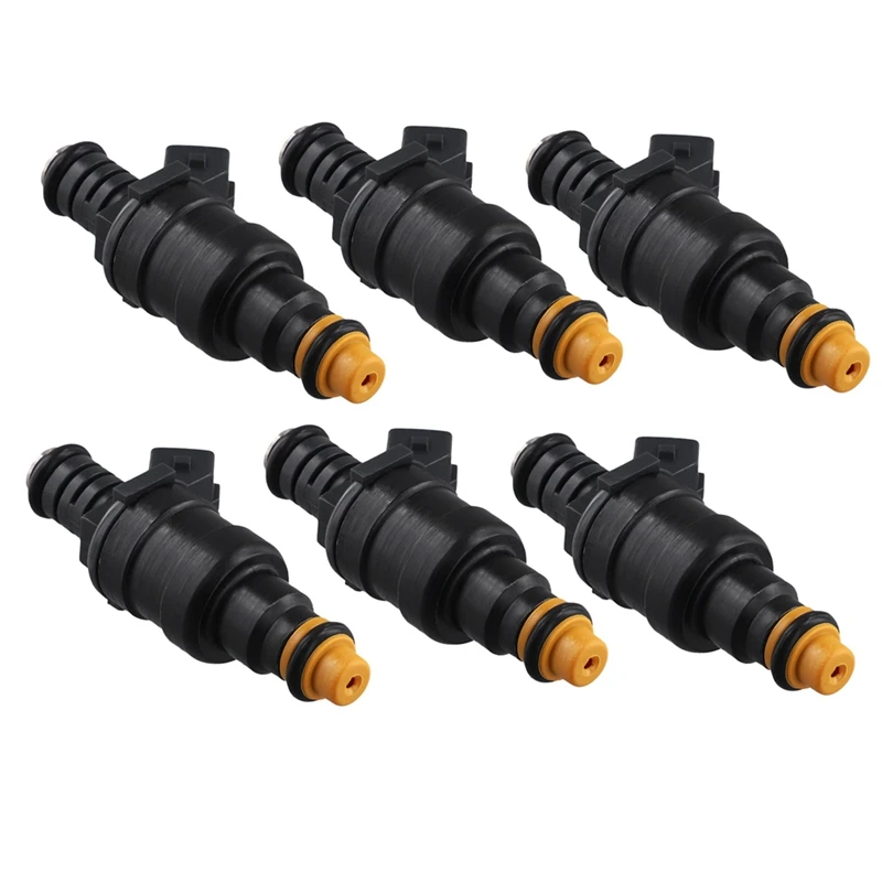 6Pcs New Fuel Injector Nozzle 0280150201 For BMW 3 5 6 7 E23/24/28/30, Porsche 944 2.5 163 Hp 9999163922 13641273272-A87D