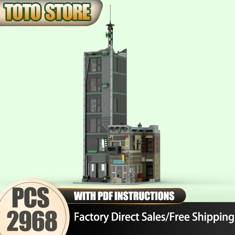 Moc قوالب بناء العنكبوت الكون تعديل عرض الشارع نموذج تكنولوجيا البناء نموذج كتل لعبة البناء الهدايا #1