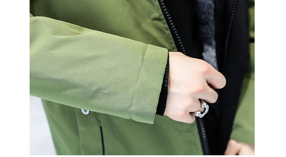 Winter männer Lange Unten Jacke Mode Männlichen Thermische Parkas Mäntel Casual Männer Klassische Pelz Kragen Warme Gepolsterte Jacken Kleidung 5XL – Detail 18
